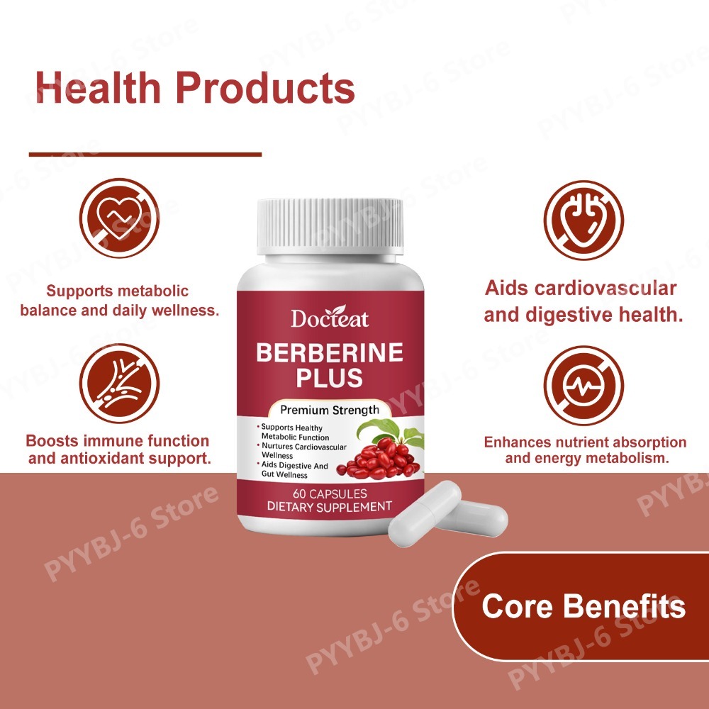 Berberine Plus Supplement 60Ca - Natural Herbal Wellness recension och pris
