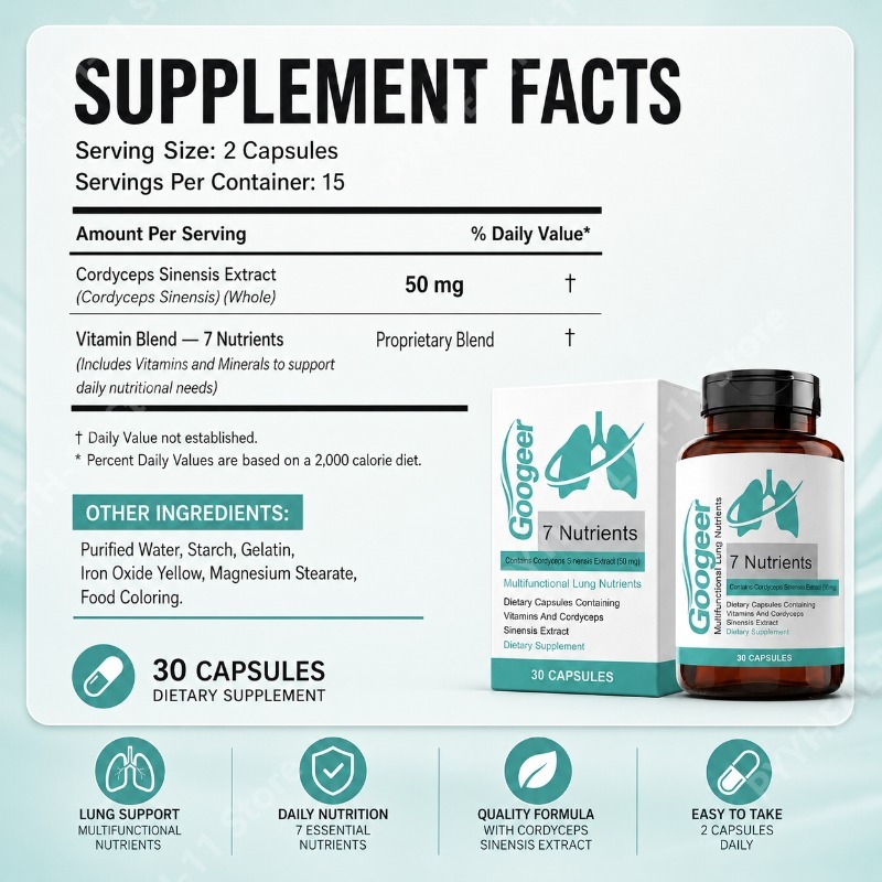 Cordyceps Sinensis Extract Cap - Natural Herbal Wellness recension och pris