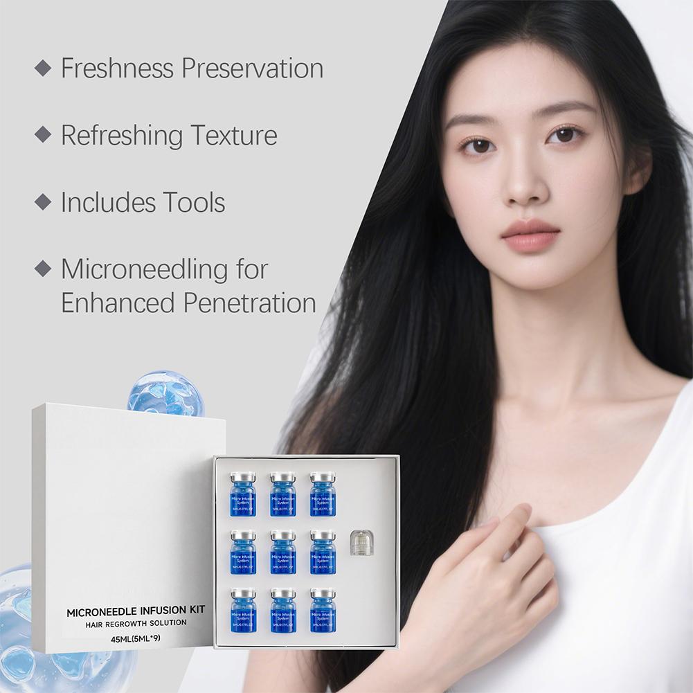Microneedle Hair Regrowth Kit  - Licorice Root Sticks recension och pris