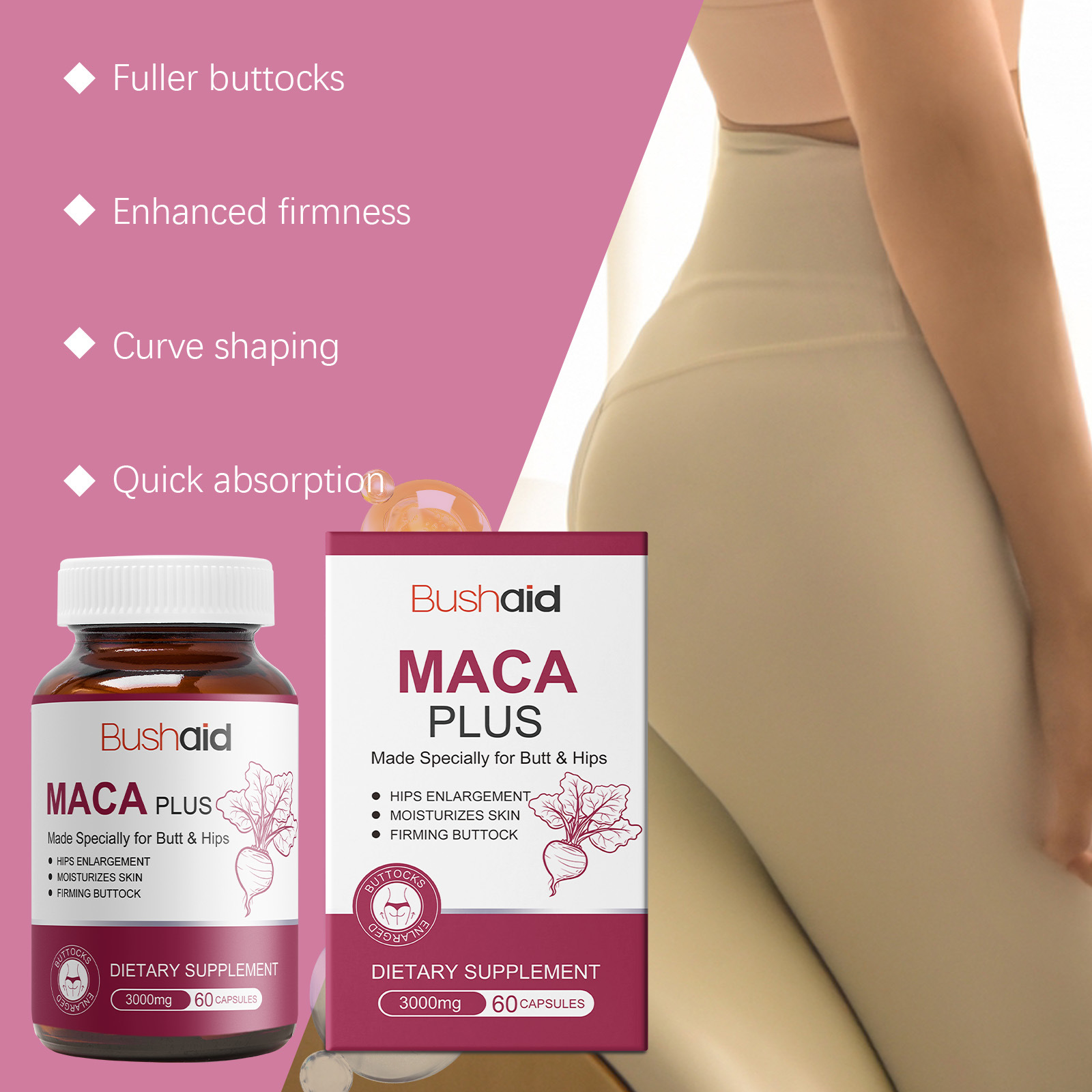 Natural Plant Based Maca Root  - Natural Herbal Wellness recension och pris