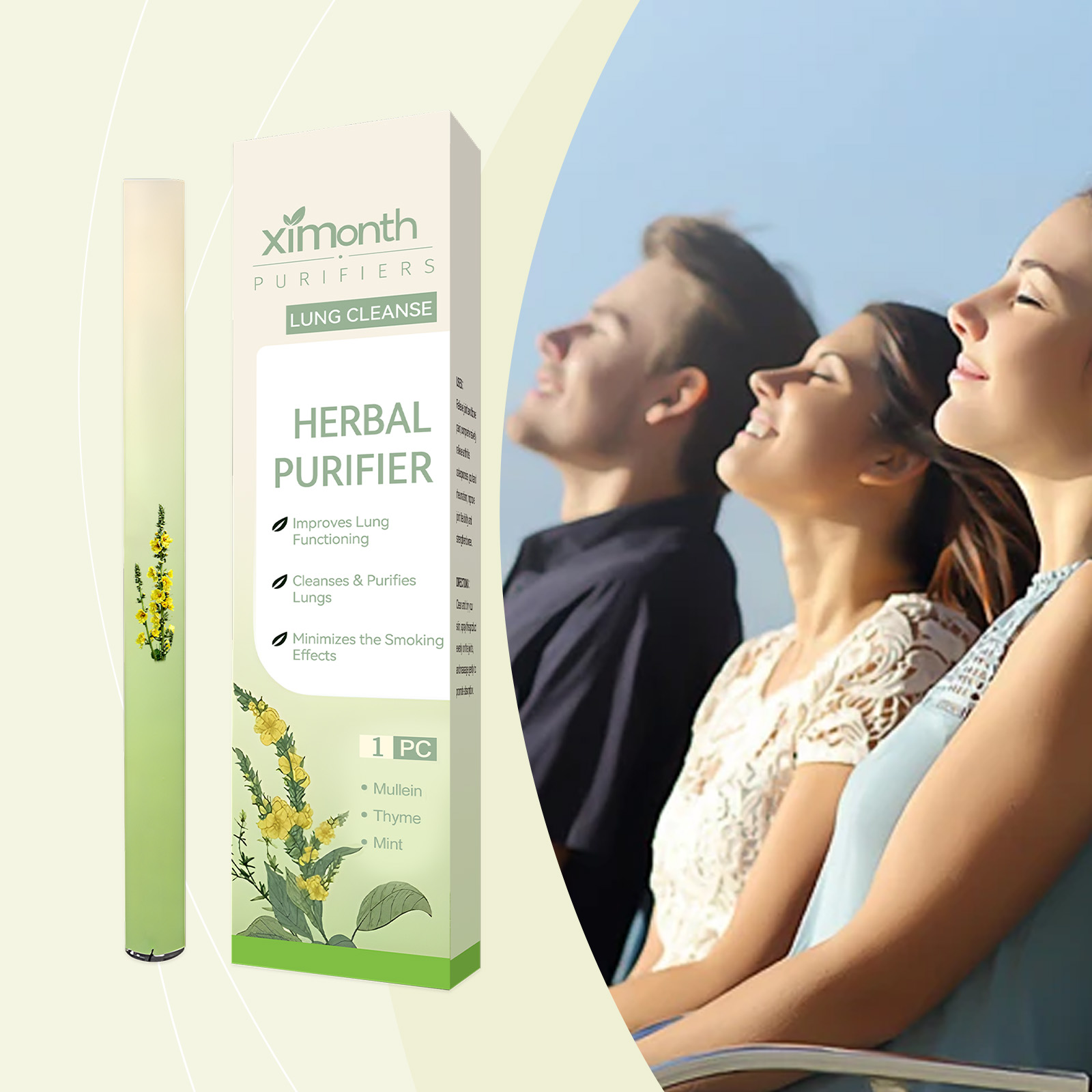Natural Herbal Breathing Stick - Natural Herbal Wellness recension och pris