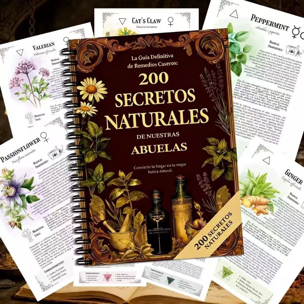 200 Natural Secrets A5 Spanish - Natural Herbal Wellness recension och pris