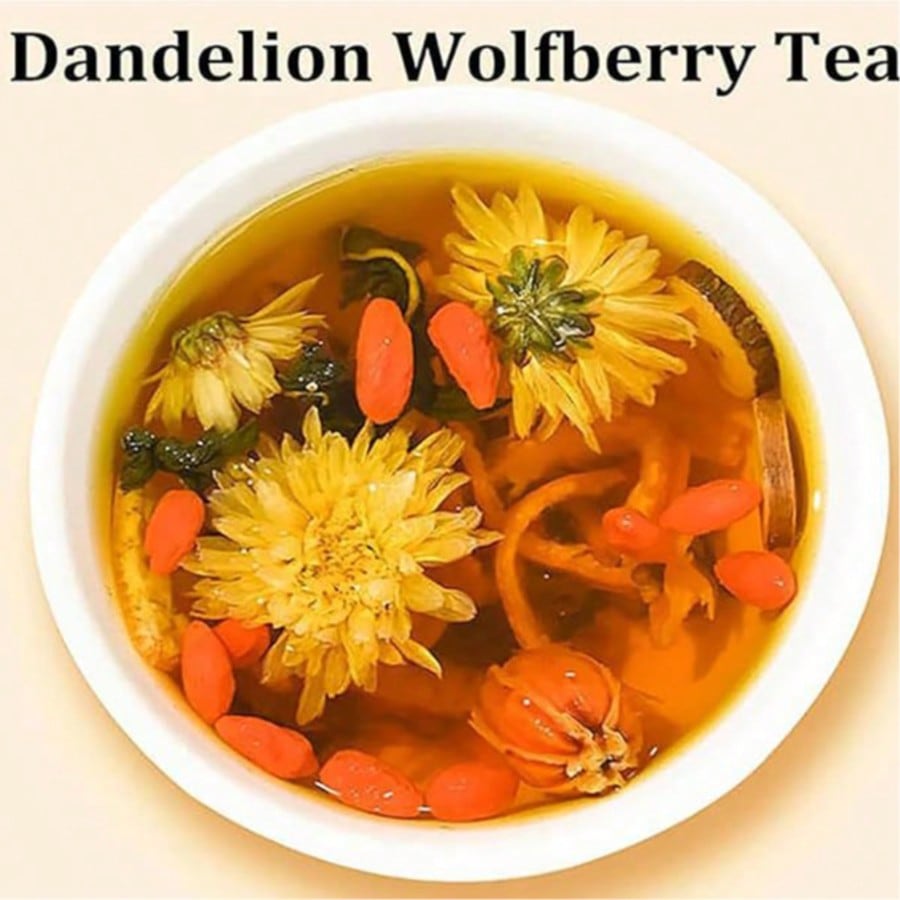 Dandelion Wolfberry Herbal Tea - Natural Herbal Wellness recension och pris
